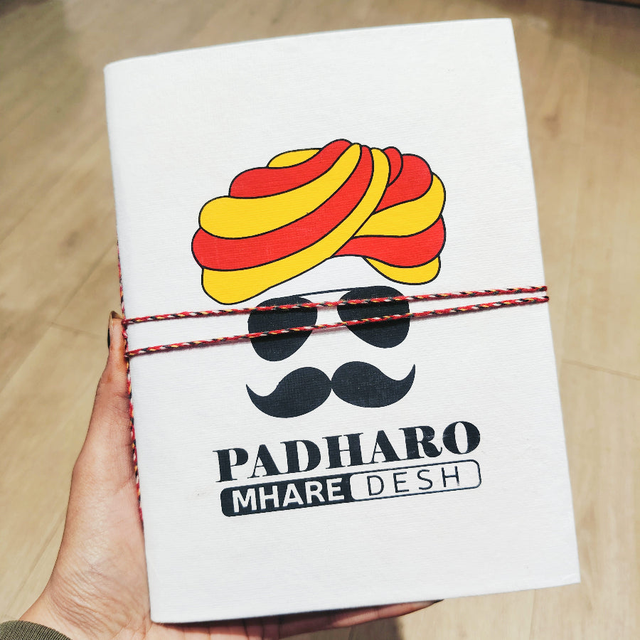 Handmade Printed Diary 6x8 Inches