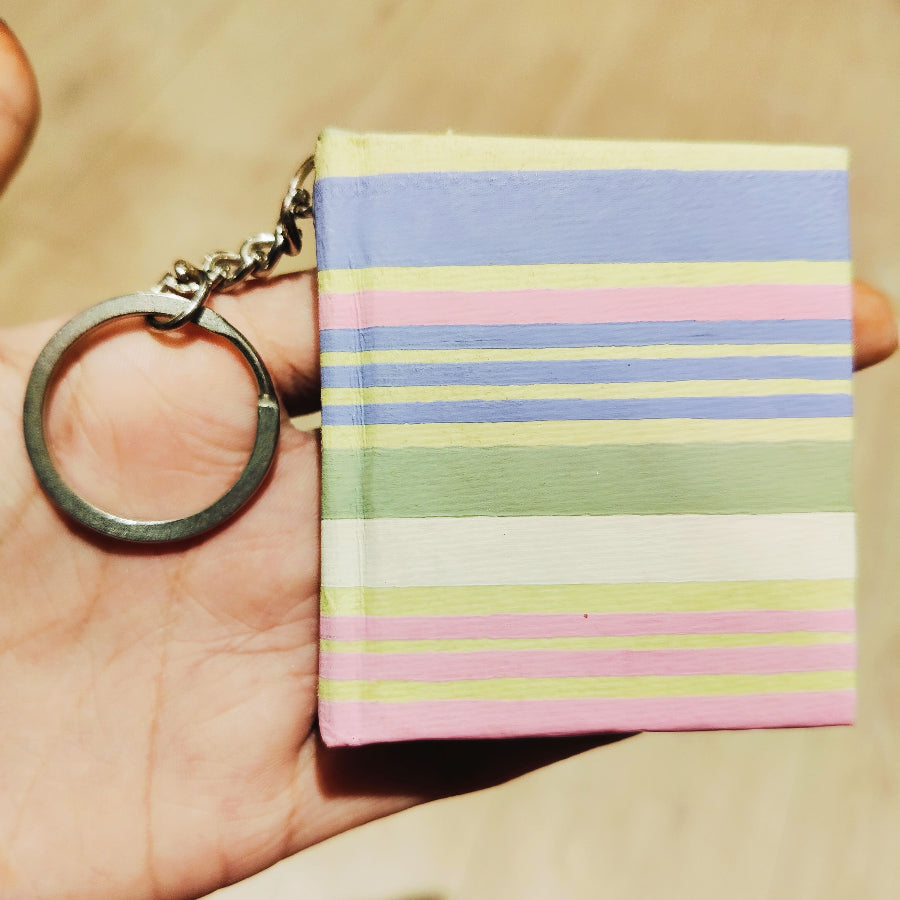 Handmade Keychain Dairy 2x3 Inches