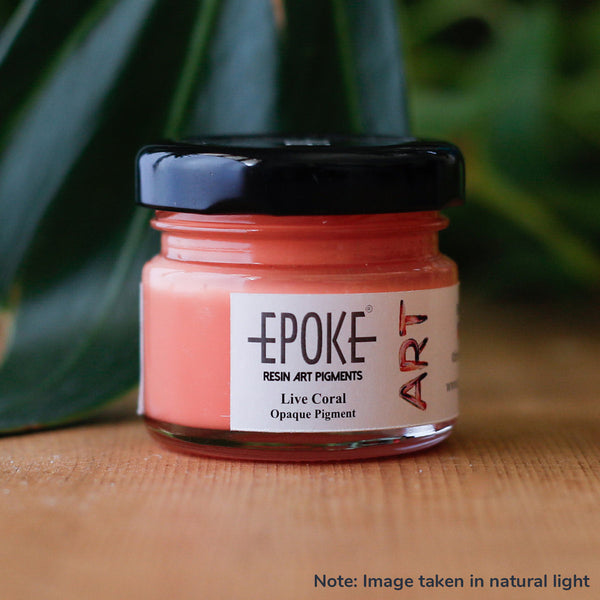 Epoke Live Coral resin art pigment 25g pack