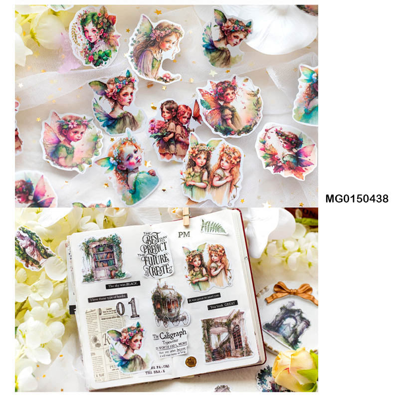 Yanji Design Castle Ruins Stickers 20pc #MG015-0438