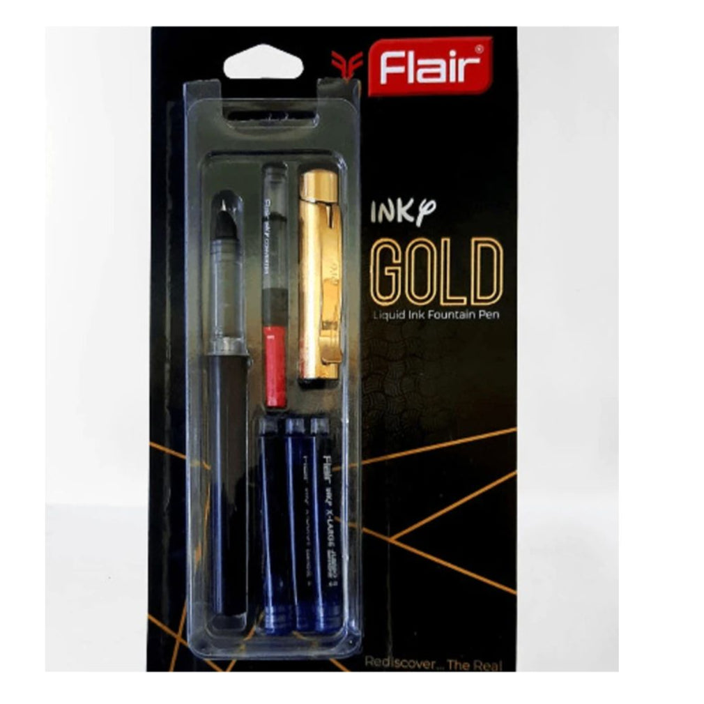 Flair Inky Gold Fountain Pen
