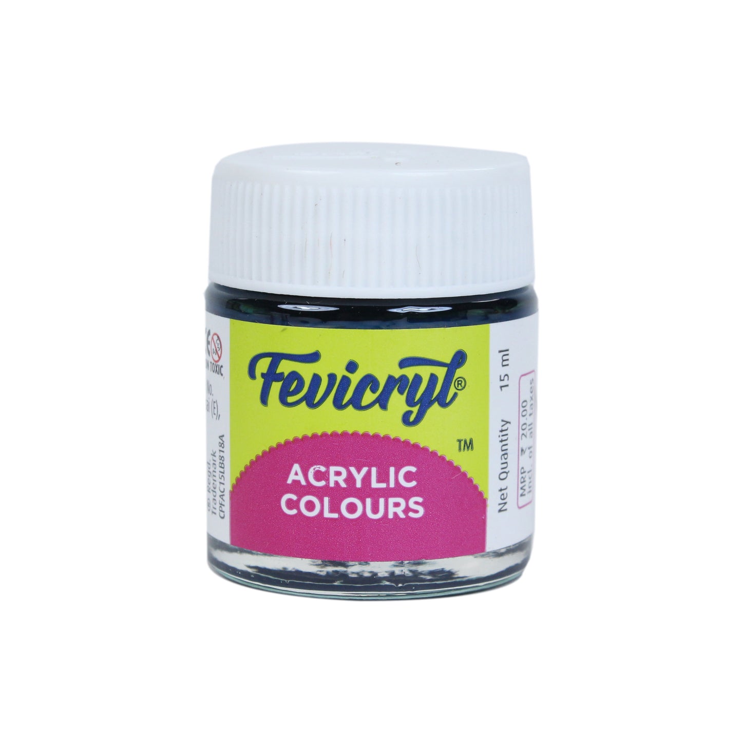 Pidilite Fevicryl Acrylic Colour 15ml, Turquoise Blue-22