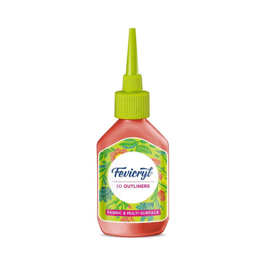 Pidilite Fevicryl 3D Outliner 20ml, Red-701