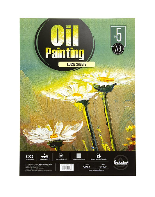 Scholar Oil Painting Sheets 300gsm, A3