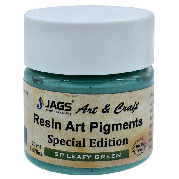 Jags 20ml resin art pigment bottle, SP Leafy Green shade