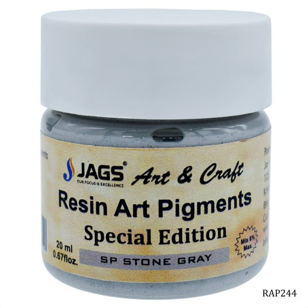Jags 20ml resin art pigment bottle, SP Stone Grey shade