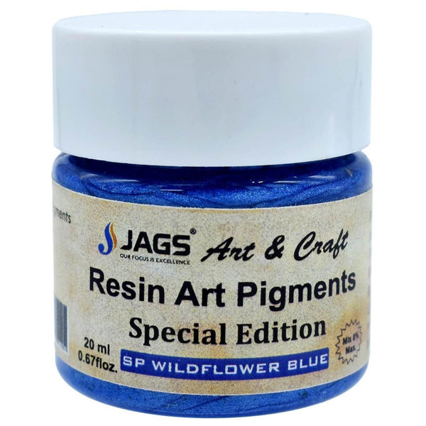 Jags 20ml resin art pigment bottle, SP Wildflower Blue shade