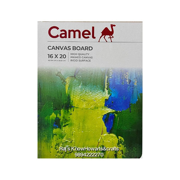 Camel canvas board 16x20 inches ready for acrylic or oil painting