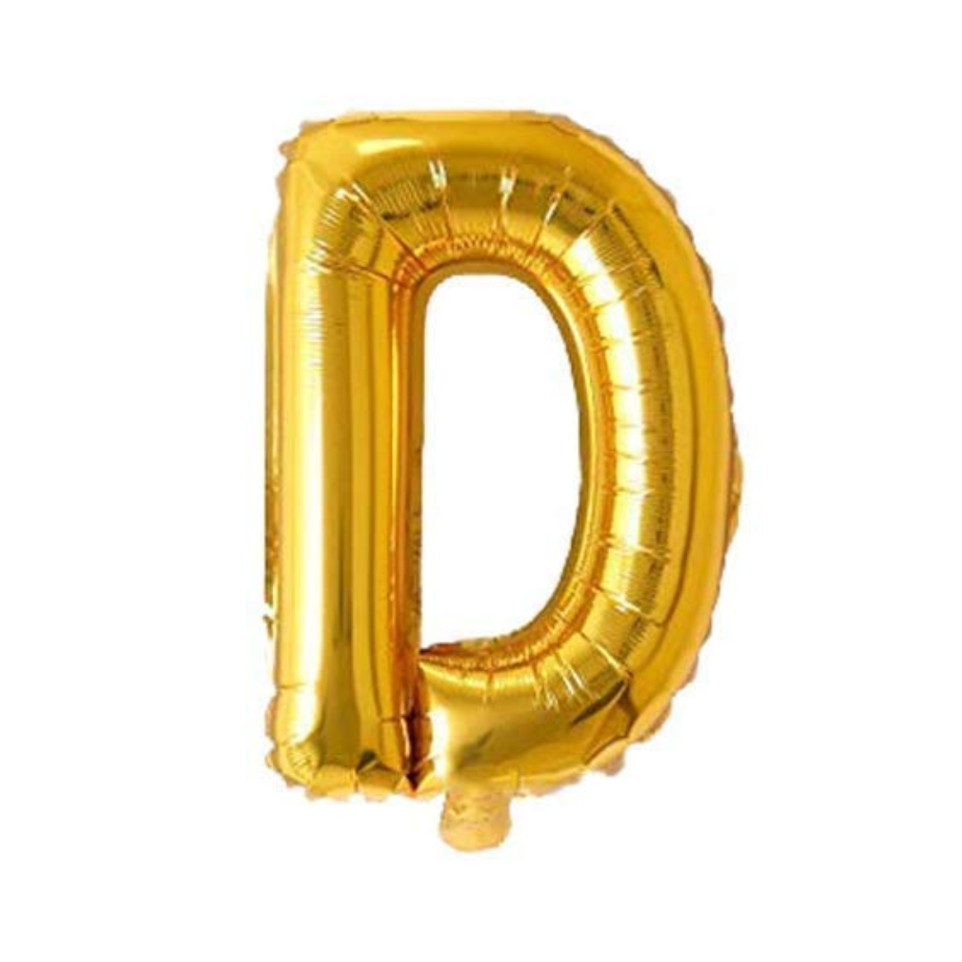 Alphabet Foil Balloon 16 inches, Letter D