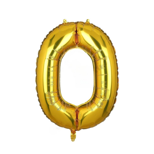 Alphabet Foil Balloon 16 inches, Letter O