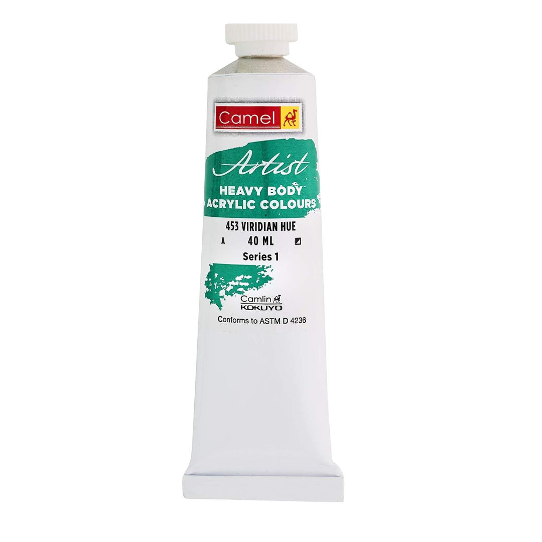 Camel Artist Acrylic 40ml S2 Viridian Hue-453