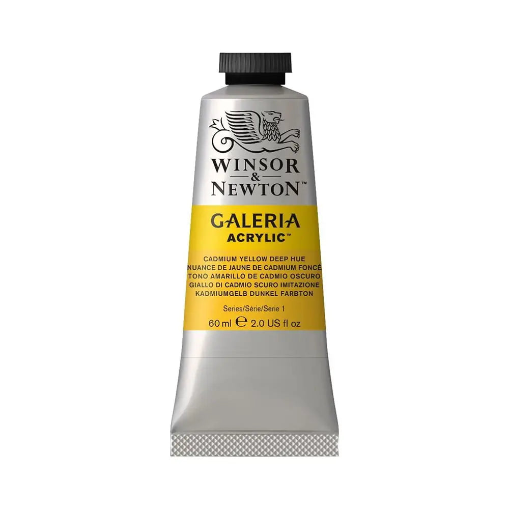 Winsor & Newton Galeria Acrylic Colour Tube Loose, 60ml, Cadmium Yellow Deep Hue