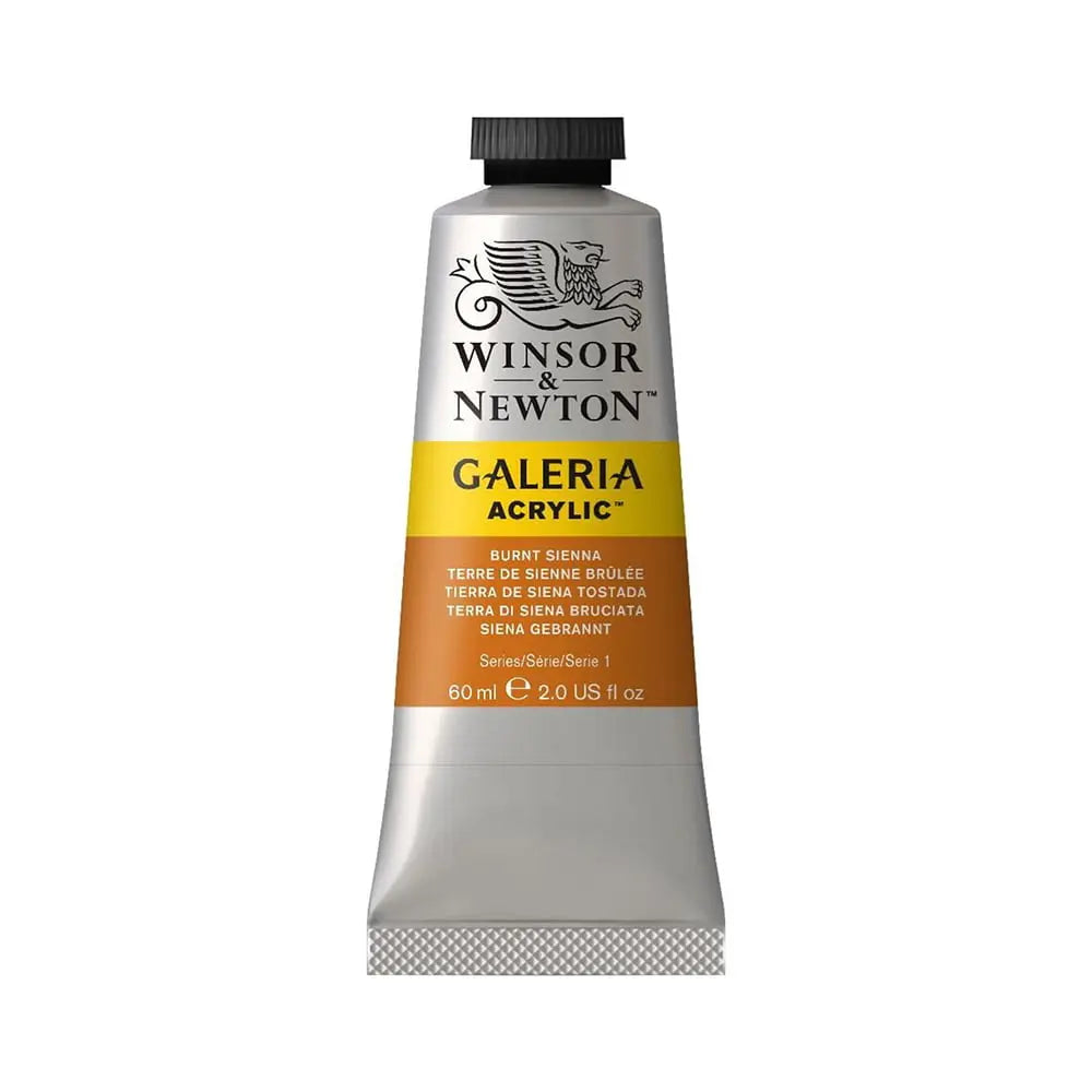 Winsor & Newton Galeria Acrylic Colour Tube Loose, 60ml, Burnt Sienna