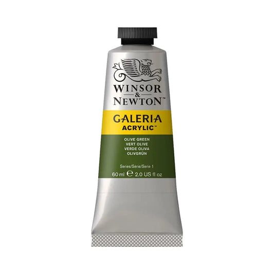 Winsor & Newton Galeria Acrylic Colour Tube Loose, 60ml, Olive Green