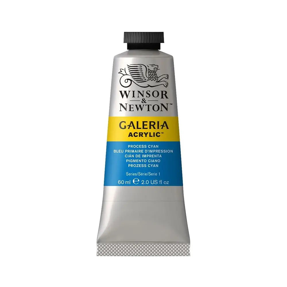 Winsor & Newton Galeria Acrylic 60ml tube, Process Cyan