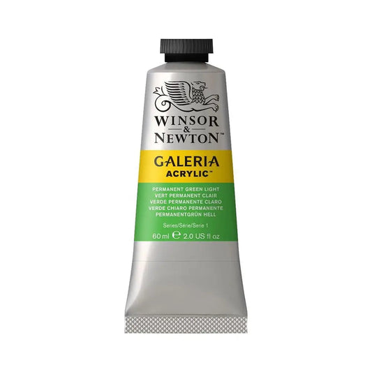 Winsor & Newton Galeria Acrylic Colour Tube Loose, 60ml, Permanent Green Light