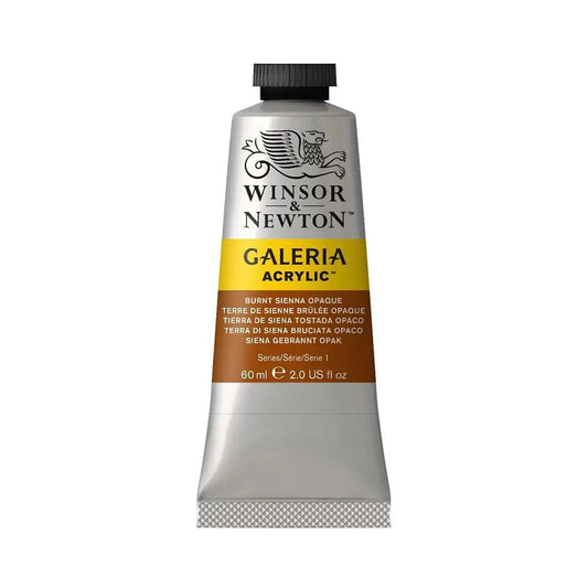 Winsor & Newton Galeria Acrylic Colour Tube Loose, 60ml, Burnt Sienna Opaque