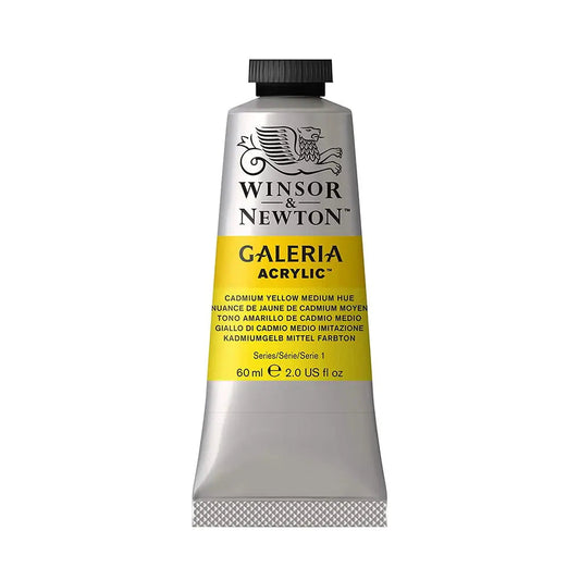 Winsor & Newton Galeria Acrylic Colour Tube Loose, 60ml, Cadmium Yellow Medium Hue