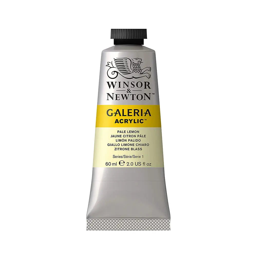 Winsor & Newton Galeria Acrylic Colour Tube Loose, 60ml, Pale Lemon