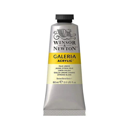 Winsor & Newton Galeria Acrylic Colour Tube Loose, 60ml, Pale Lemon