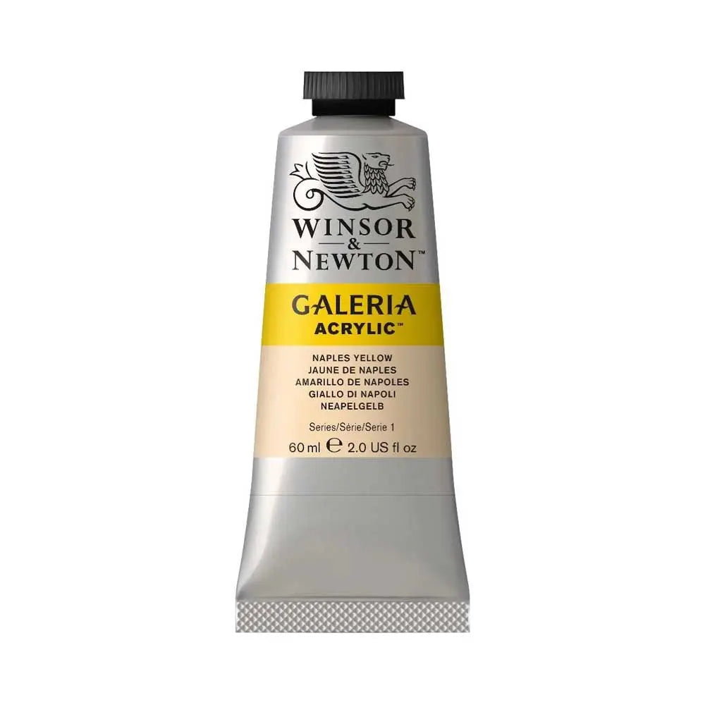 Winsor & Newton Galeria Acrylic Colour Tube Loose, 60ml, Naples Yellow