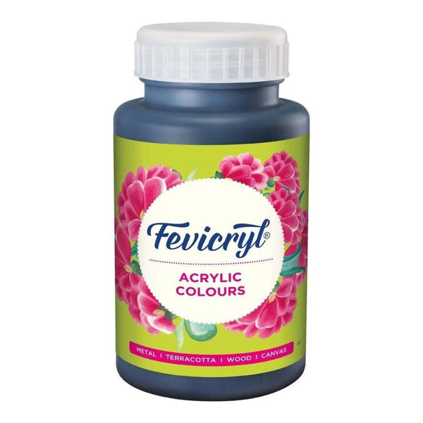 Pidilite Fevicryl Acrylic Colour 500ml, Black-02