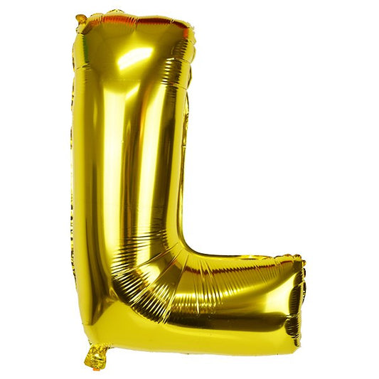 Alphabet Foil Balloon 16 inches, Letter L