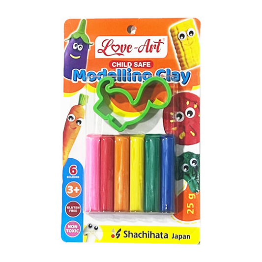 Artline Love-Art Modelling Clay 25g, 6 Shades