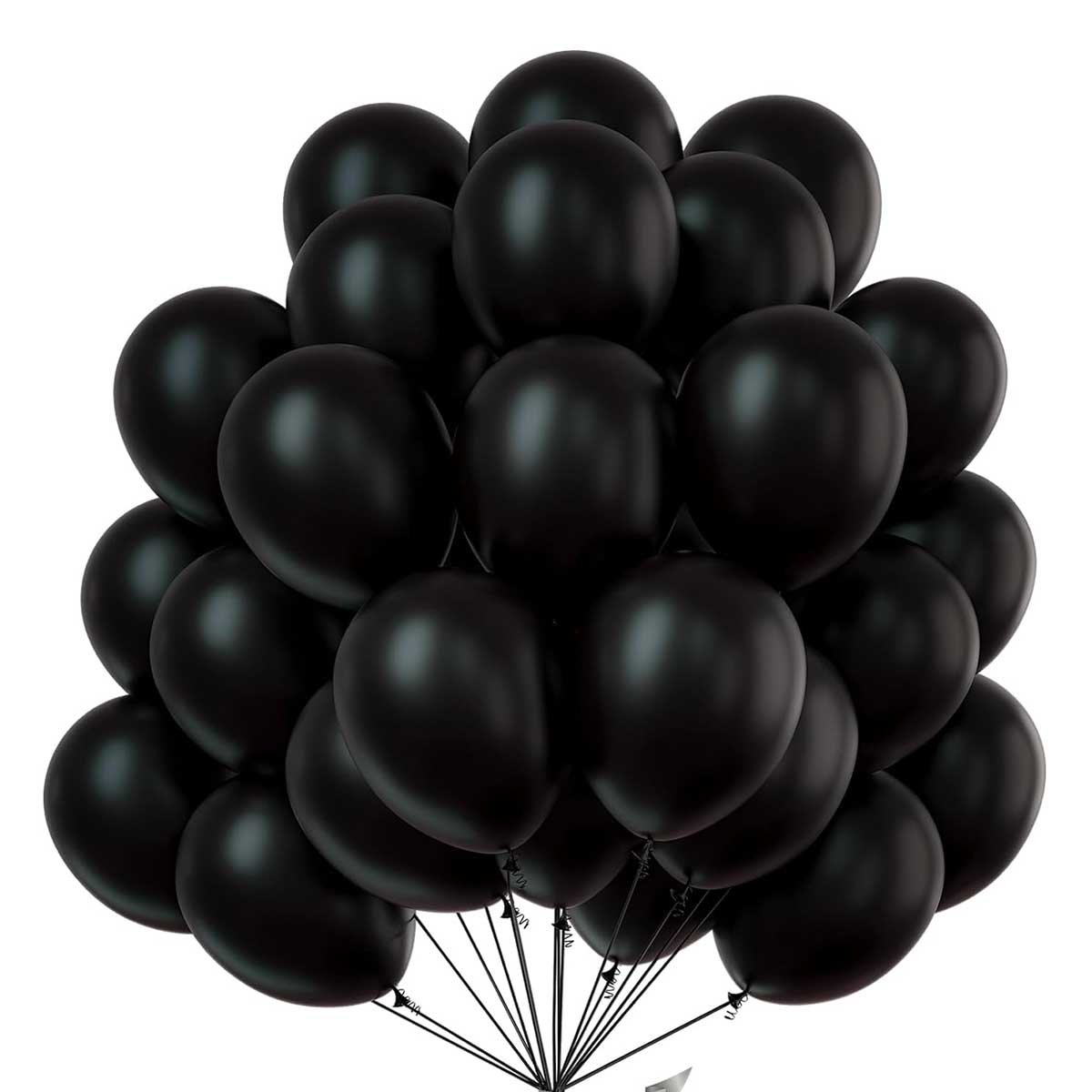Balloons Pack, 50pc, Black