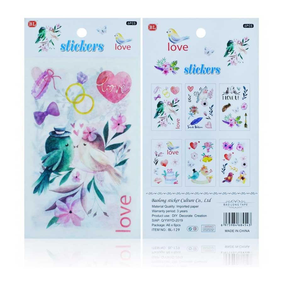 BL Bao Long Stickers Love #BL129