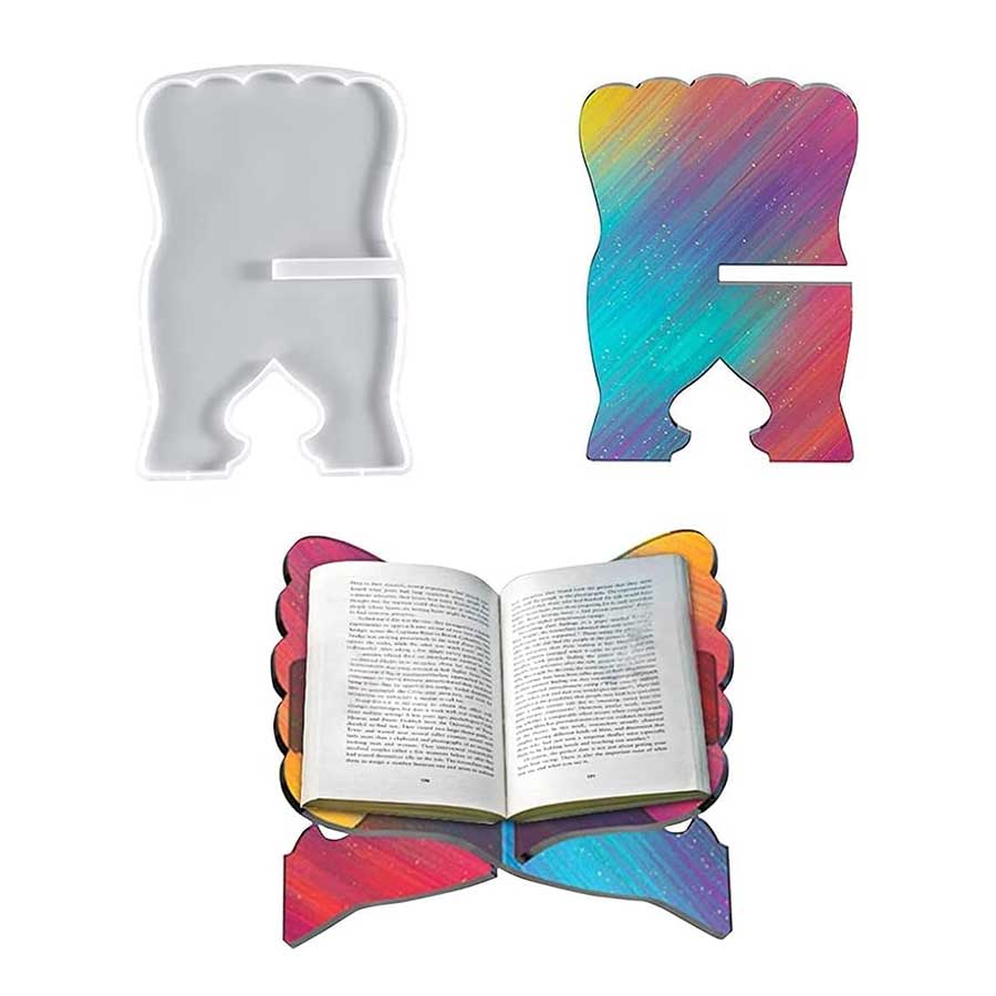 Silicone Mould Book Stand 7x11 inches