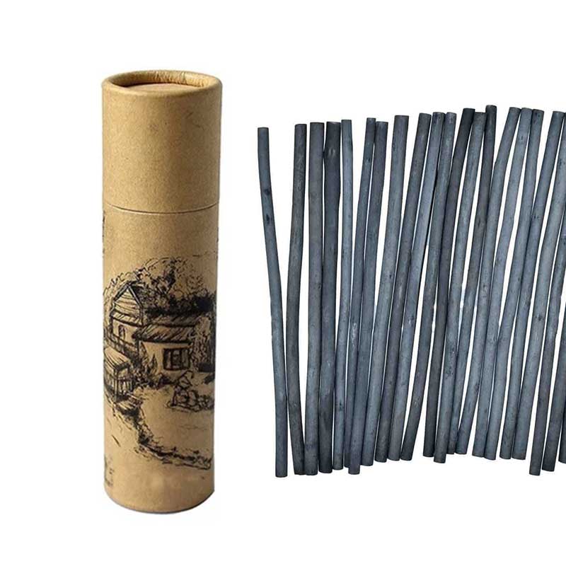 Superior Willow Charcoal Sticks, 4-5mm, 22 Sticks