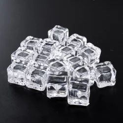 Artificial Ice Cubes 20x20mm 500g #RAW-4168