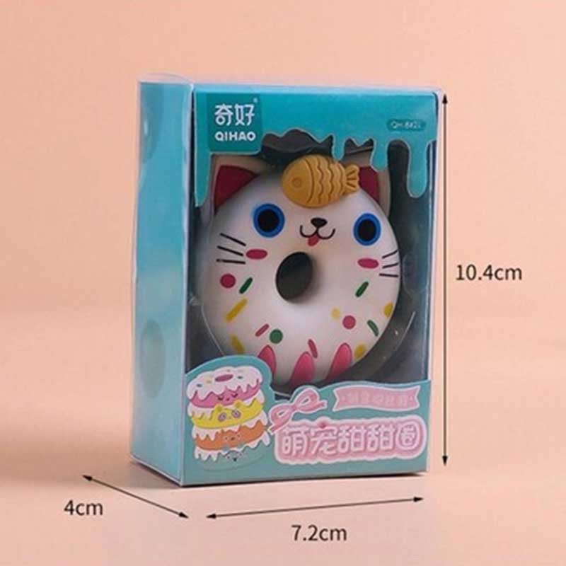Qihao Kids Donut Eraser, 7cm