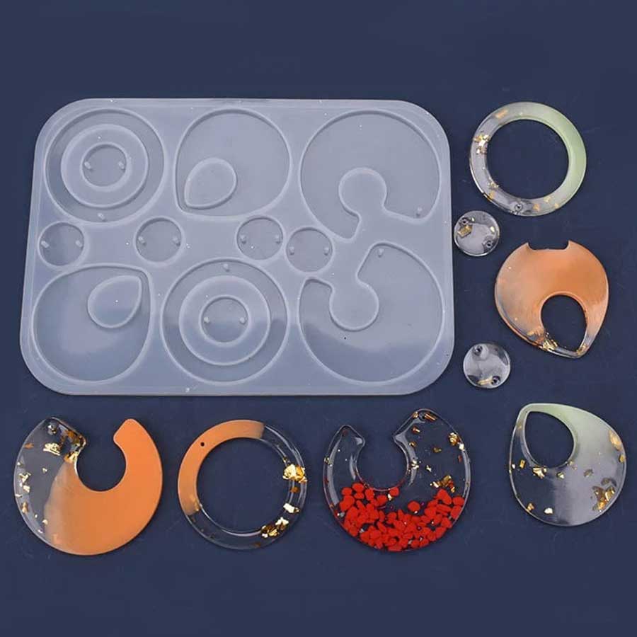 Silicone Mould Jewellery 10C 4x6 inches #RM449