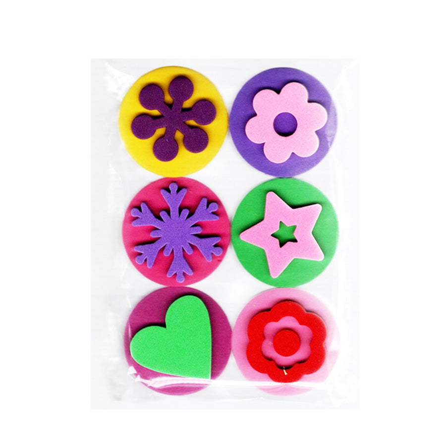 Keep Smiling Foam Stamps 6pc #HM9266