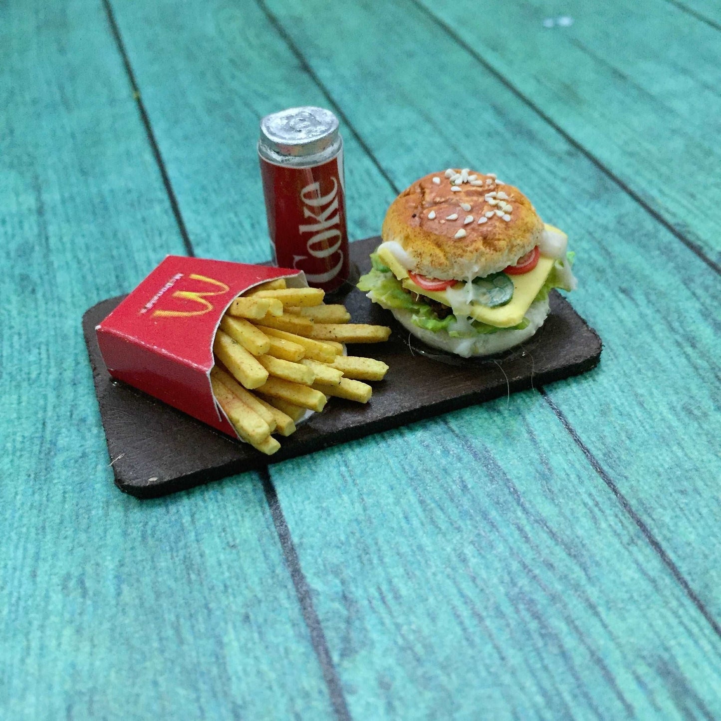 Fridge Magnet Mc Fries & Burger #MG-18