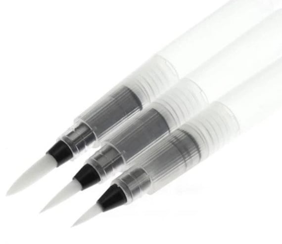 Generic Water Brush Pens, 3 Sizes