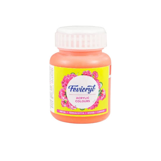 Pidilite Fevicryl Acrylic Colour 100ml, Neon Orange-017
