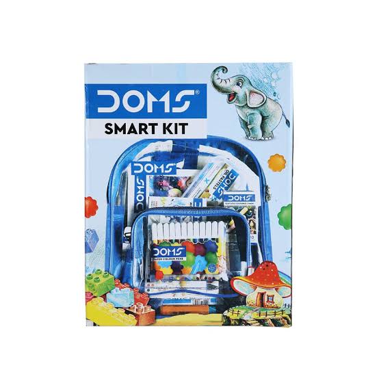 Doms Smart Kit zippered pouch with 11 stationery items