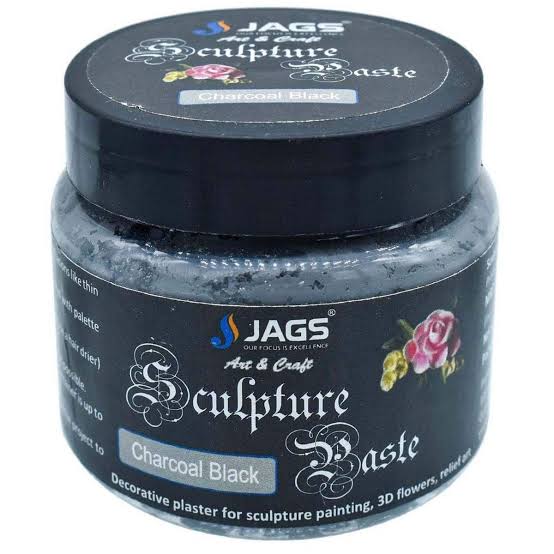 Jags Sculpture Paste 150g tub in Charcoal Black shade