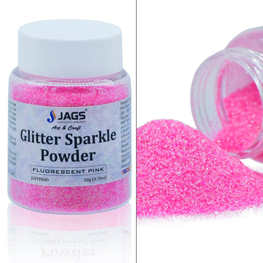 Jags Glitter Sparkle Powder 20g, Milky Pink