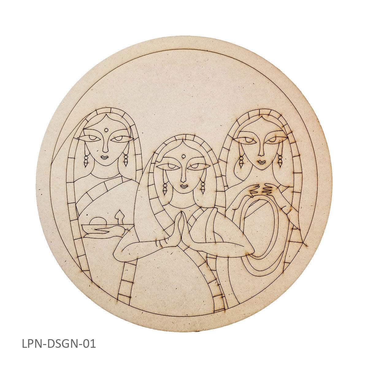 Pre Marked MDF 12 inches #DSGN01