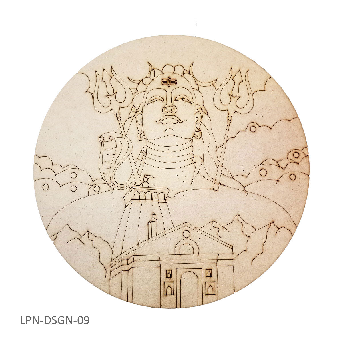 Premarked MDF 8 inches #DSGN09