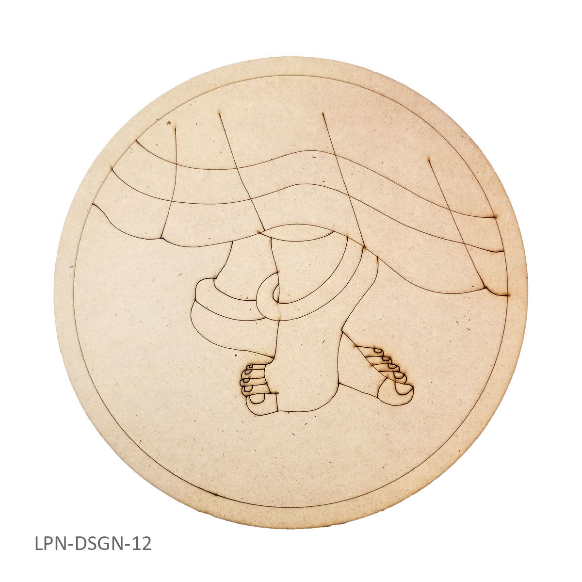 Premarked MDF 14 inches #DSGN12