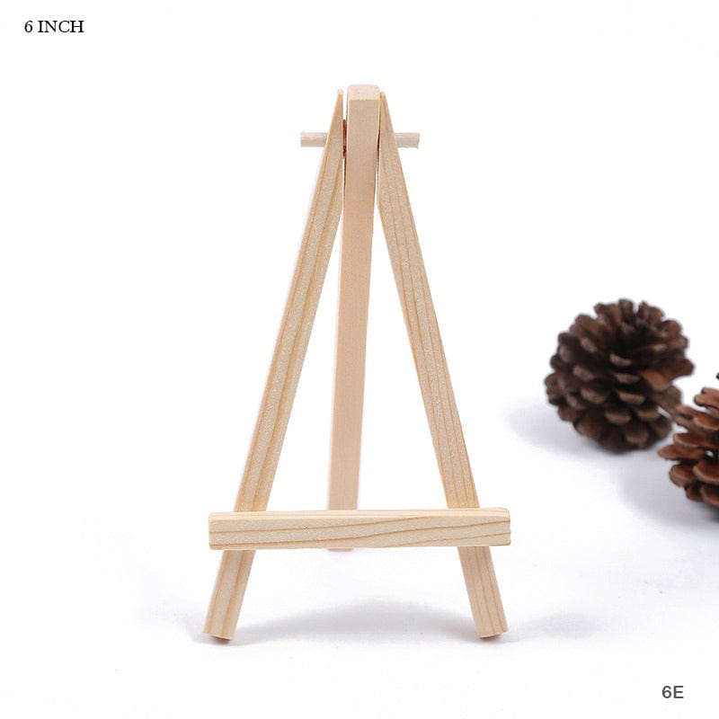 Wooden Easel Stand with Screw, 6 inches #6ESS