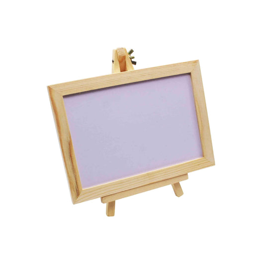Wooden White Board with Easel 7 inches