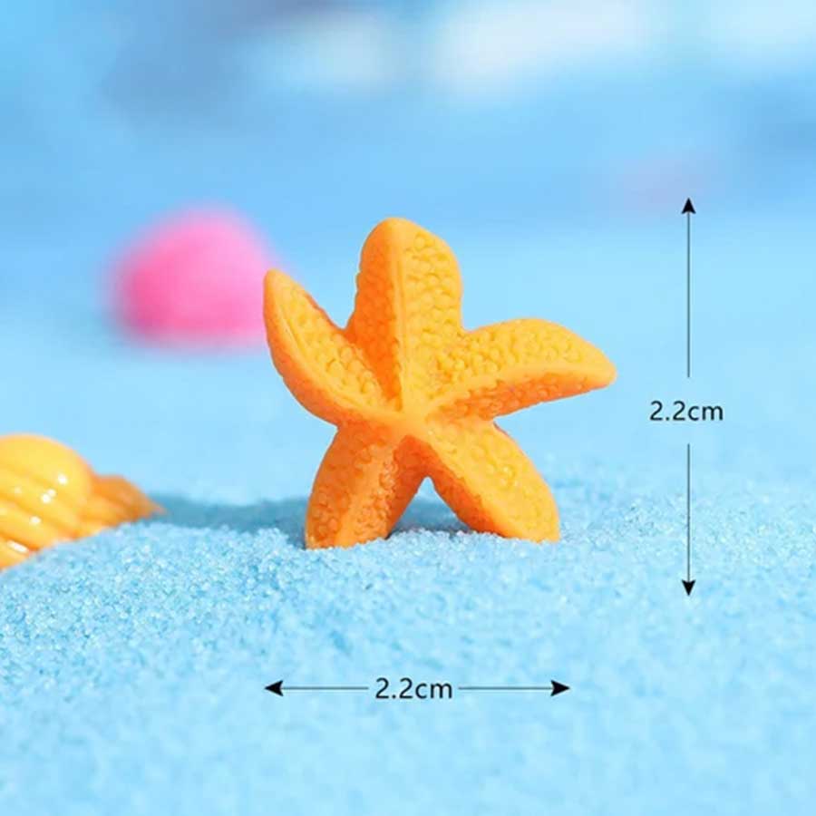 Miniature Starfish 22mm, 4pc #MTR471C