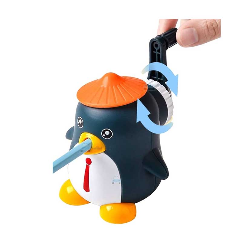 Xiaolingjing Kids Designer Pencil Sharpener, Penguin