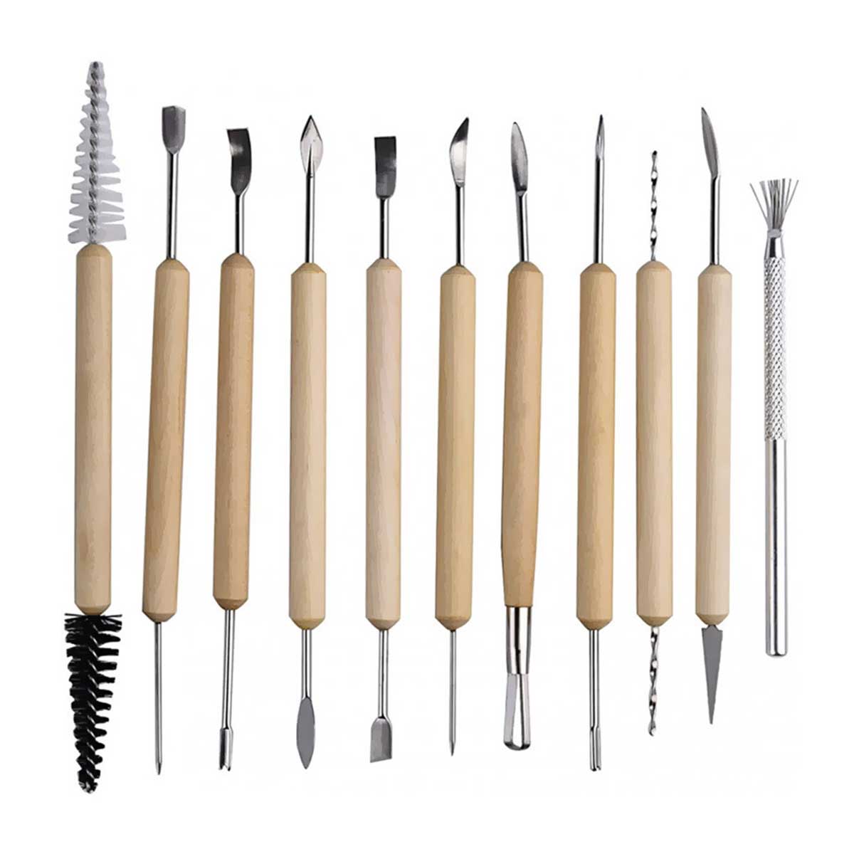 Pottery Tools Pack - 11 Different Tools